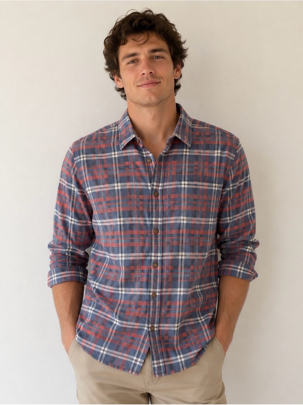 NWT Faherty Movement Featherweight Performance Flannel Sz Small